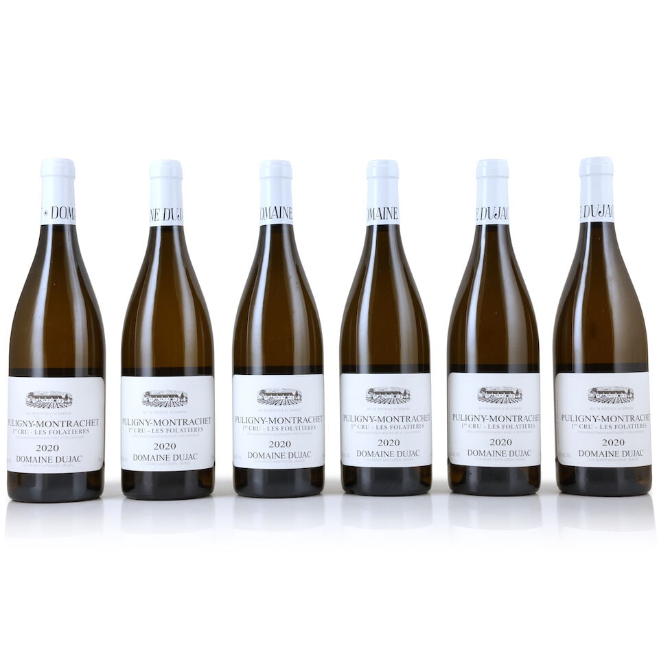 Domaine Dujac, Puligny-Montrachet 1er Cru Les Folatières, 2020 (6 x 750ml): Domaine Dujac, Puligny-Montrachet 1er Cru Les Folatières, 2020 (6 x 750ml) Region: Côte de Beaune White Packaging: original carton This lot is subject to the following lot symbols: Δ &#