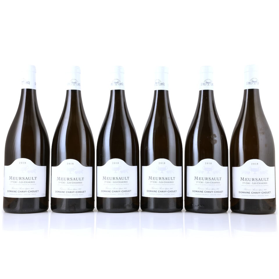 Domaine Chavy-Chouet, Meursault 1er Cru Les Charmes, 2018 (6 x 1500ml): Domaine Chavy-Chouet, Meursault 1er Cru Les Charmes, 2018 (6 x 1500ml) Region: Côte de Beaune White Packaging: original carton This lot is subject to the following lot symbols: Δ Δ VAT 