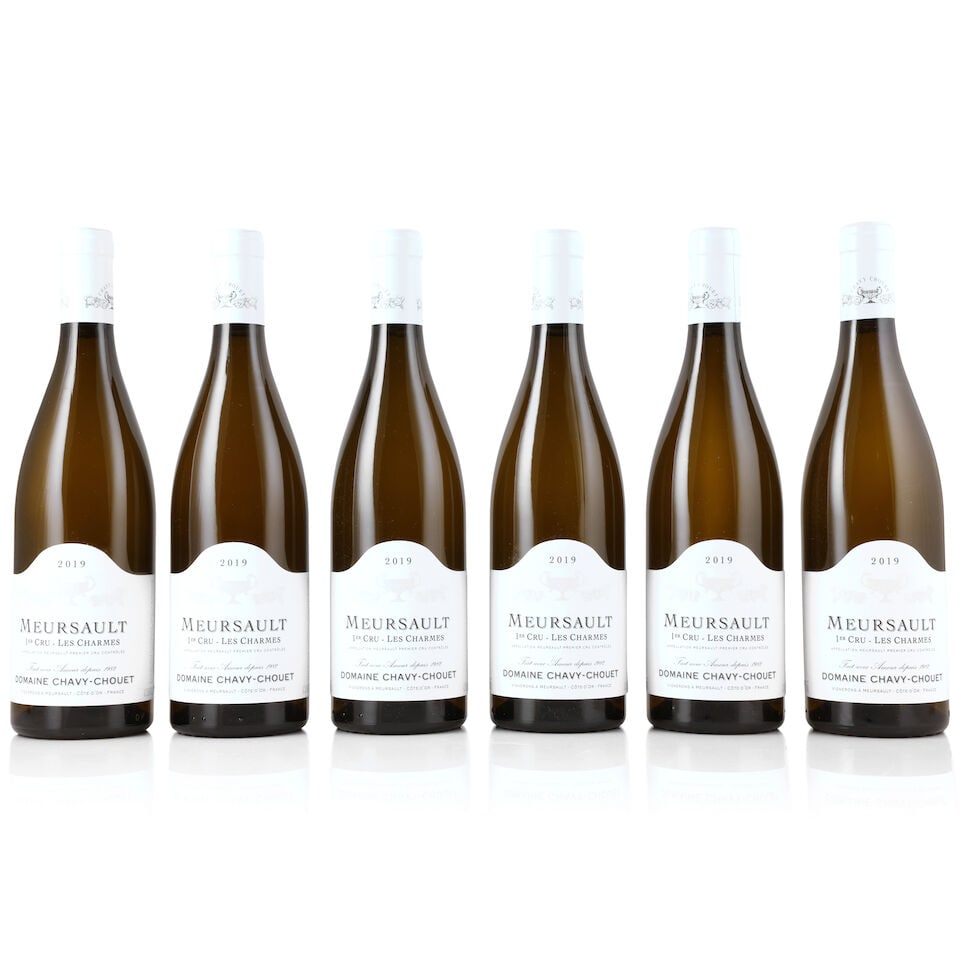 Domaine Chavy-Chouet, Meursault 1er Cru Les Charmes, 2019 (6 x 750ml): Domaine Chavy-Chouet, Meursault 1er Cru Les Charmes, 2019 (6 x 750ml) Region: Côte de Beaune White Packaging: original carton This lot is subject to the following lot symbols: Δ Δ VAT a