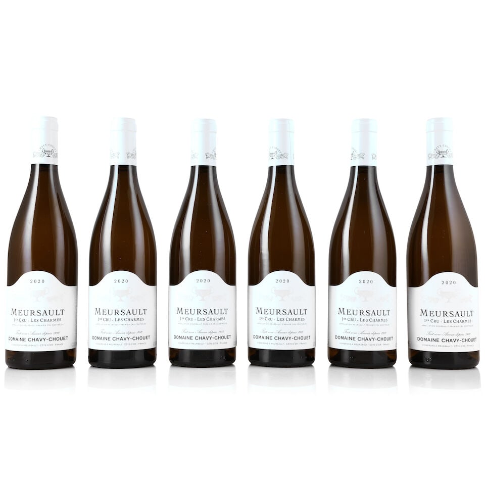 Domaine Chavy-Chouet, Meursault 1er Cru Les Charmes, 2020 (6 x 750ml): Domaine Chavy-Chouet, Meursault 1er Cru Les Charmes, 2020 (6 x 750ml) Region: Côte de Beaune White Packaging: original carton This lot is subject to the following lot symbols: Δ Δ VAT a