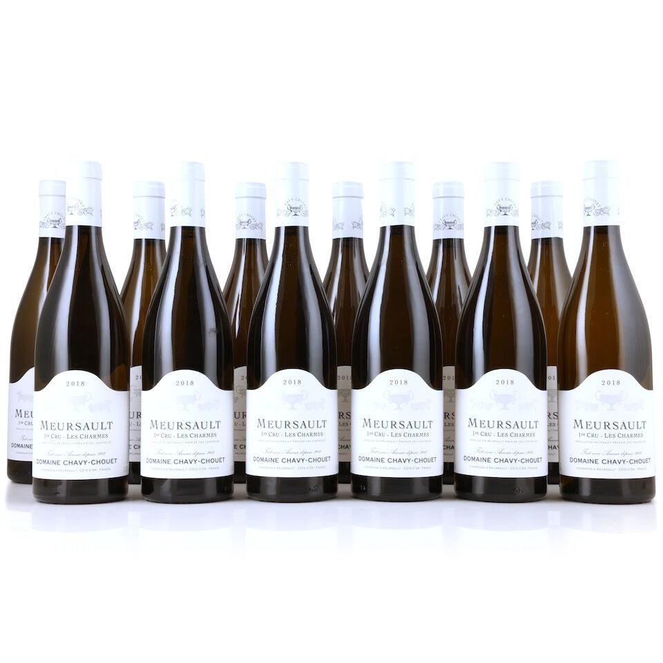 Domaine Chavy-Chouet, Meursault 1er Cru Les Charmes, 2018 (12 x 750ml): Domaine Chavy-Chouet, Meursault 1er Cru Les Charmes, 2018 (12 x 750ml) Region: Côte de Beaune White Packaging: original carton This lot is subject to the following lot symbols: Δ Δ VAT 