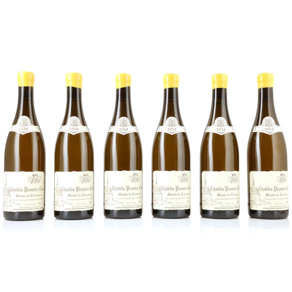 Domaine François Raveneau, Chablis 1er Cru Montée de Tonnerre, 2018 (6 x 750ml): Domaine François Raveneau, Chablis 1er Cru Montée de Tonnerre, 2018 (6 x 750ml) Region: Chablis Packaging: original carton This lot is subject to the following lot symbols: Δ Δ VAT