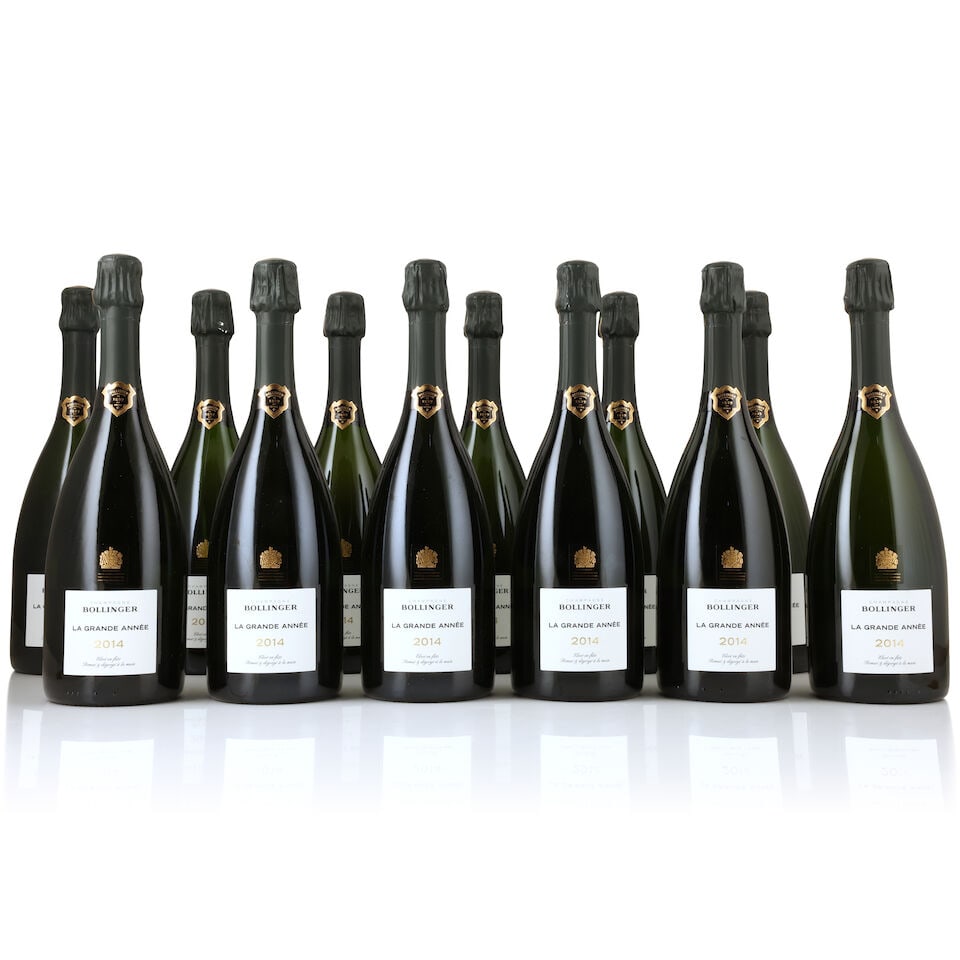 Bollinger, La Grande Année, 2014 (12 x 750ml): Bollinger, La Grande Année, 2014 (12 x 750ml) Region: Champagne Packaging: 2 x original cartons Notes: disgorged July 2021 This lot is subject to the following lot symbols: Δ Δ VAT at t