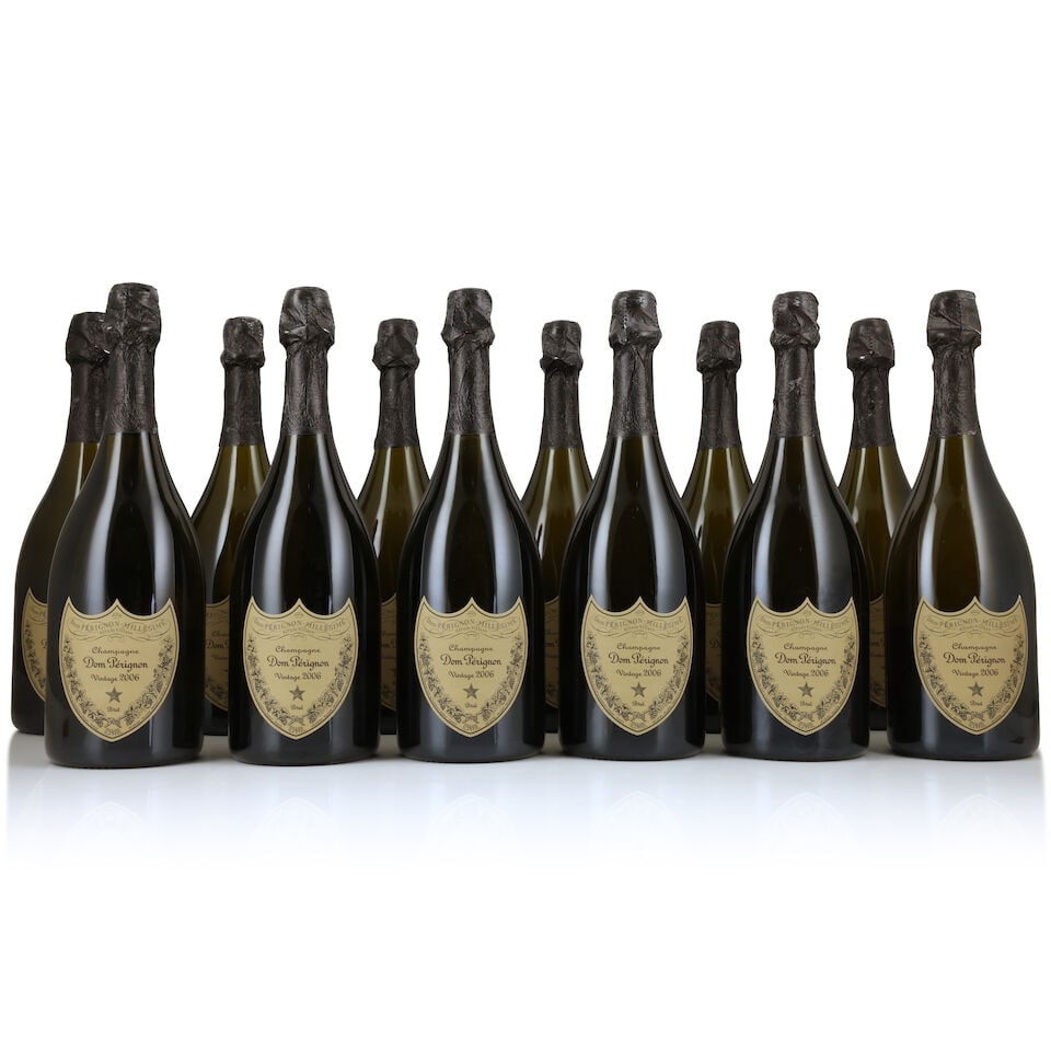Dom Pérignon, 2006 (12 x 750ml): Dom Pérignon, 2006 (12 x 750ml) Region: Champagne Packaging: 2 x original cartons This lot is subject to the following lot symbols: Δ Δ VAT at the prevailing rate on Hammer Price and Bu