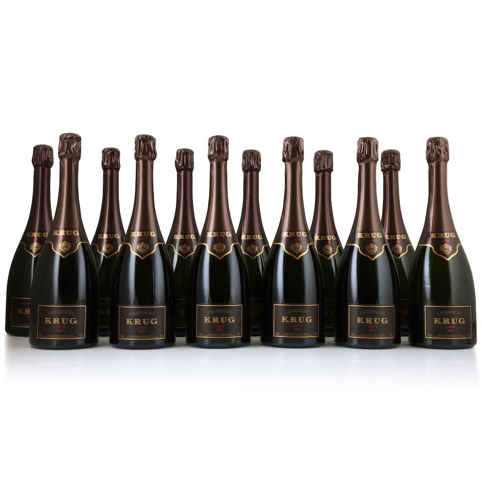 Krug, 2004 (12 x 750ml): Krug, 2004 (12 x 750ml) Region: Champagne Packaging: original carton This lot is subject to the following lot symbols: Δ Δ VAT at the prevailing rate on Hammer Price and Buyer's Premium. Ite