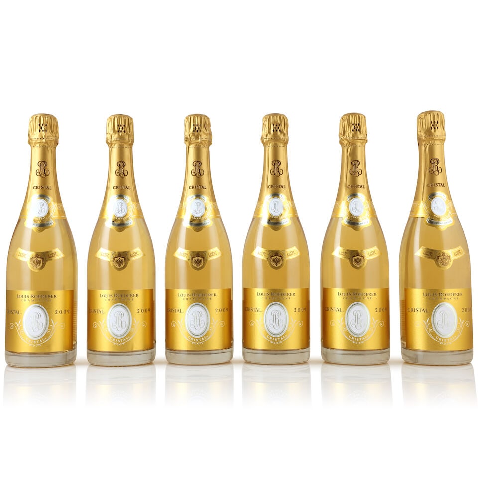 Louis Roederer, Cristal, 2009 (6 x 750ml): Louis Roederer, Cristal, 2009 (6 x 750ml) Region: Champagne Packaging: original carton This lot is subject to the following lot symbols: Δ Δ VAT at the prevailing rate on Hammer Price and Bu