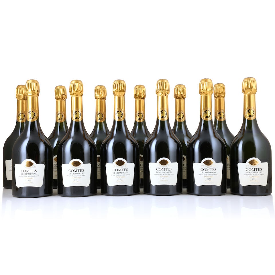 Taittinger, Comtes de Champagne Blanc de Blancs, 2011 (12 x 750ml): Taittinger, Comtes de Champagne Blanc de Blancs, 2011 (12 x 750ml) Region: Champagne Packaging: 2 x original cartons This lot is subject to the following lot symbols: Δ Δ VAT at the prevaili