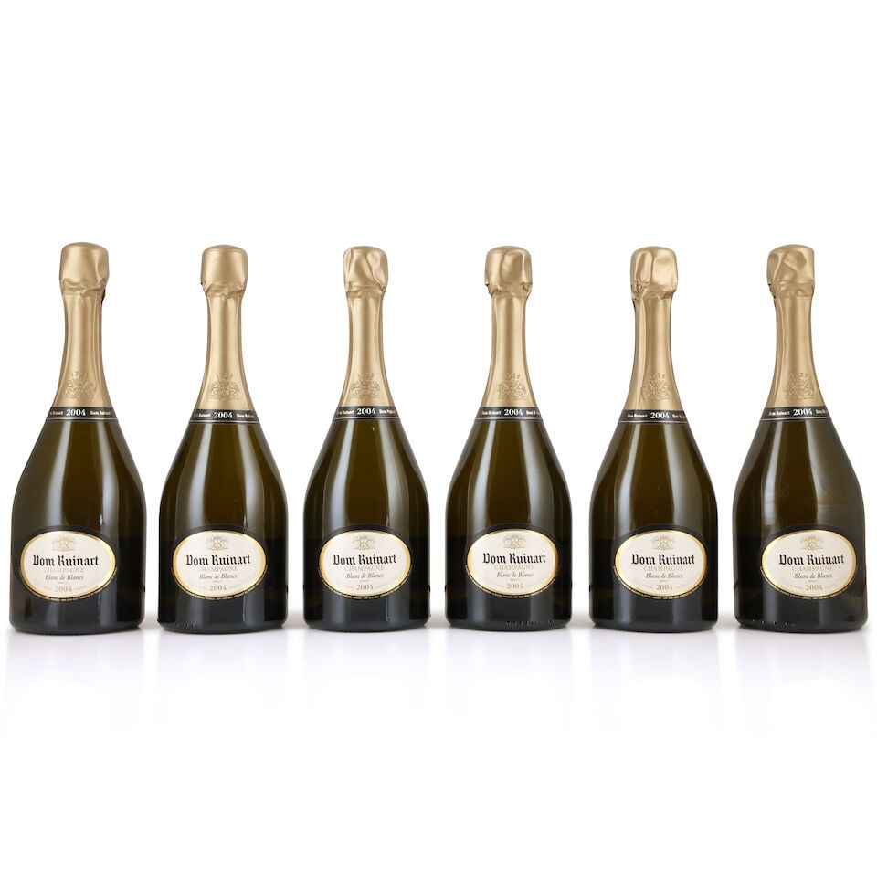 Dom Ruinart, Blanc de Blancs, 2004 (6 x 750ml): Dom Ruinart, Blanc de Blancs, 2004 (6 x 750ml) Region: Champagne Packaging: original carton This lot is subject to the following lot symbols: Δ Δ VAT at the prevailing rate on Hammer Price a