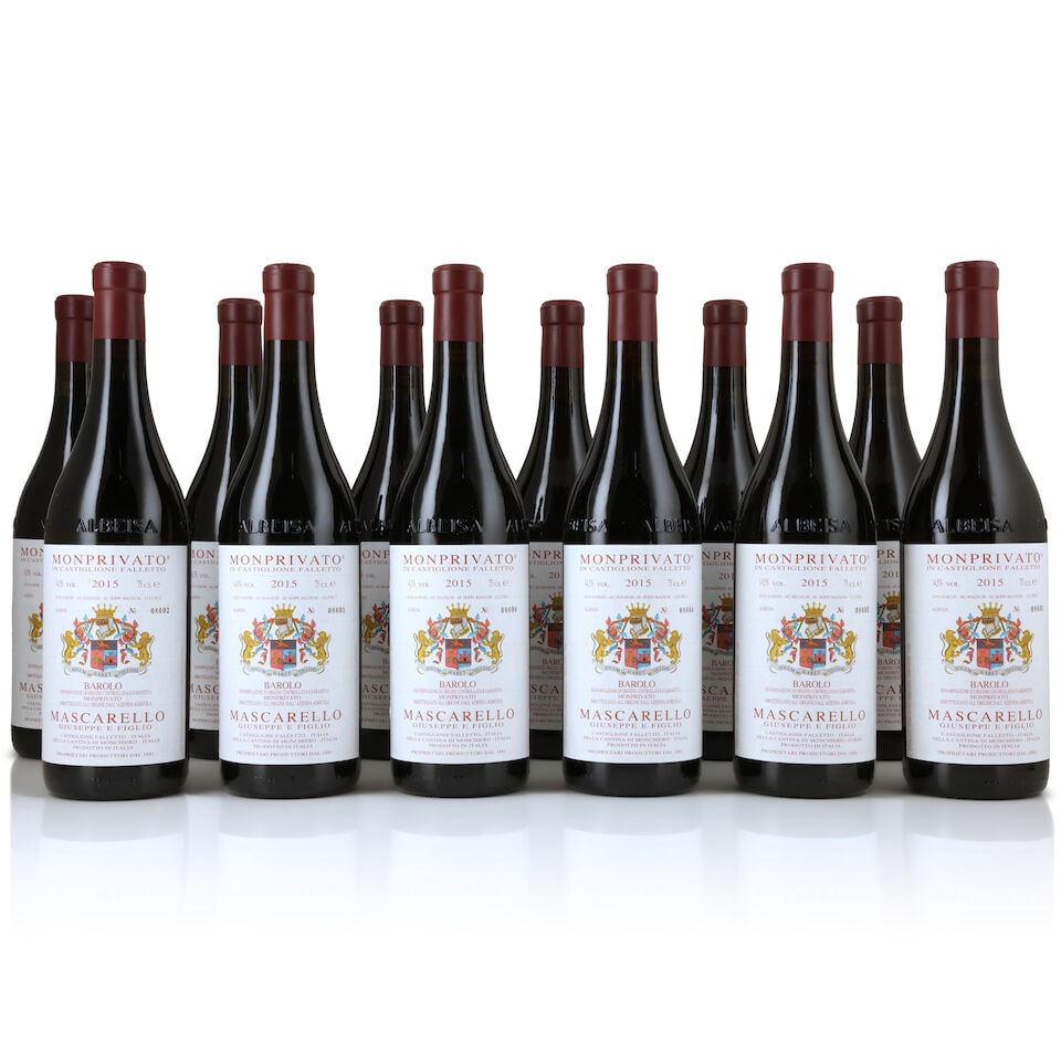 Giuseppe Mascarello, Barolo Monprivato, 2015 (12 x 750ml): Giuseppe Mascarello, Barolo Monprivato, 2015 (12 x 750ml) Region: Piedmont Packaging: 2 x original cartons This lot is subject to the following lot symbols: Δ Δ VAT at the prevailing rate on