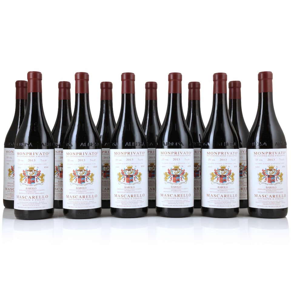 Giuseppe Mascarello, Barolo Monprivato, 2013 (12 x 750ml): Giuseppe Mascarello, Barolo Monprivato, 2013 (12 x 750ml) Region: Piedmont Packaging: 2 x original cartons This lot is subject to the following lot symbols: Δ Δ VAT at the prevailing rate on