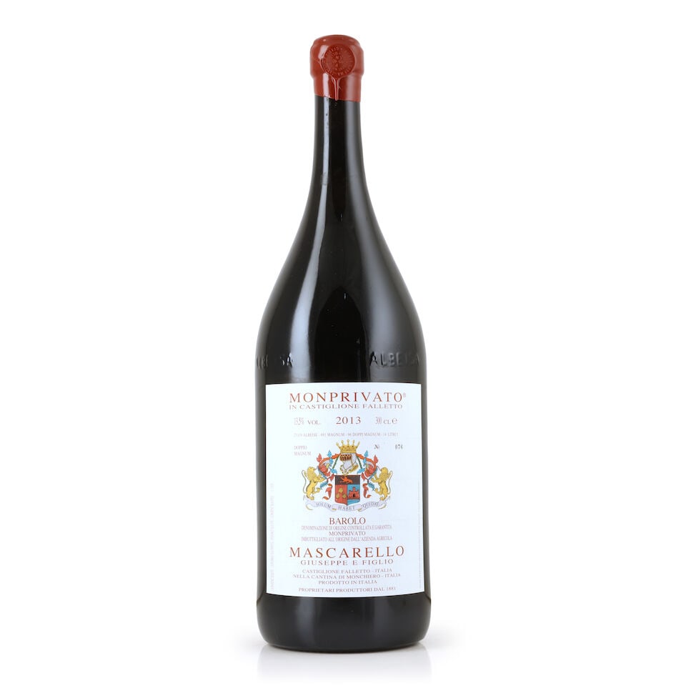 Giuseppe Mascarello, Barolo Monprivato, 2013 (1 x 3 litres): Giuseppe Mascarello, Barolo Monprivato, 2013 (1 x 3 litres) Region: Piedmont Capsule: wax seal Packaging: original carton This lot is subject to the following lot symbols: Δ Δ VAT at the pre