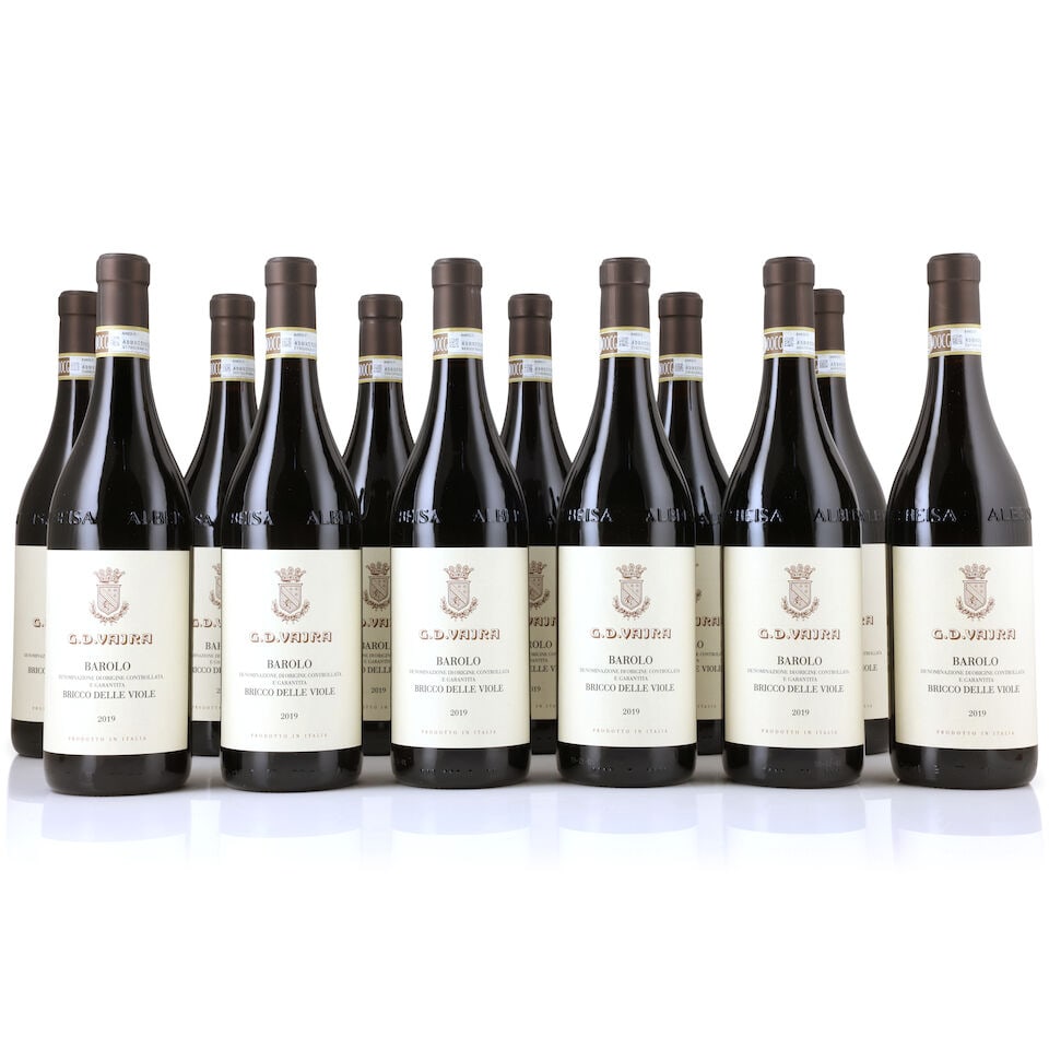 G.D. Vajra, Barolo Bricco delle Viole, 2019 (12 x 750ml): G.D. Vajra, Barolo Bricco delle Viole, 2019 (12 x 750ml) Region: Piedmont Packaging: 2 x original cartons This lot is subject to the following lot symbols: Δ Δ VAT at the prevailing rate on 