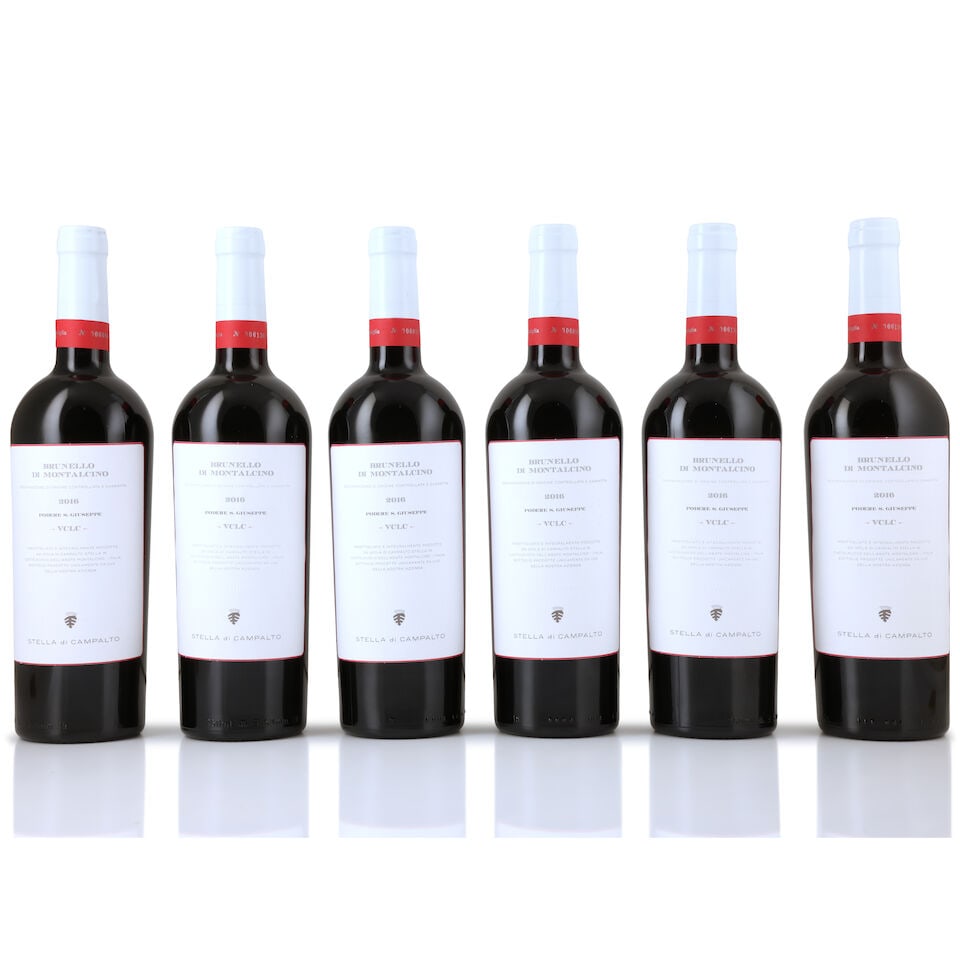Stella di Campalto, Brunello di Montalcino VCLC, 2016 (6 x 750ml): Stella di Campalto, Brunello di Montalcino VCLC, 2016 (6 x 750ml) Region: Tuscany Packaging: original carton This lot is subject to the following lot symbols: Δ Δ VAT at the prevailing rate 