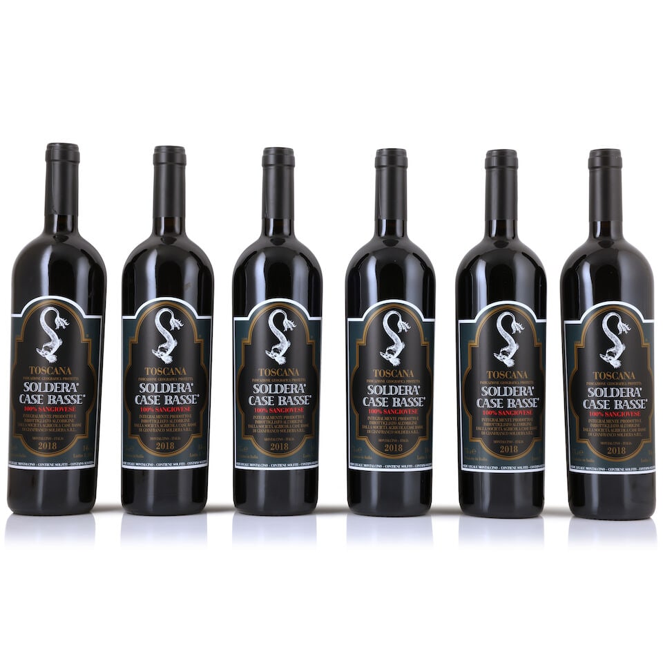 Gianfranco Soldera, Sangiovese Toscana IGT, 2018 (6 x 750ml): Gianfranco Soldera, Sangiovese Toscana IGT, 2018 (6 x 750ml) Region: Tuscany Packaging: 2 x original cartons This lot is subject to the following lot symbols: Δ Δ VAT at the prevailing rate 