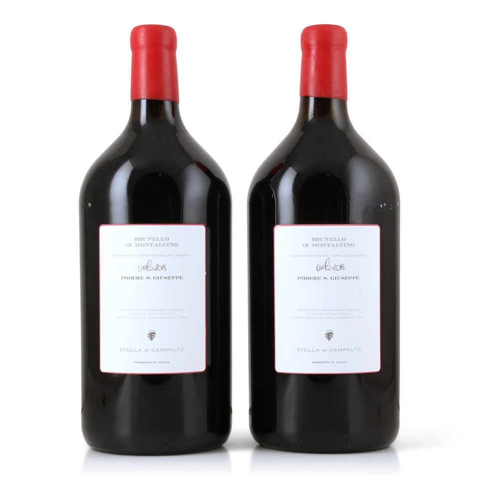 Stella di Campalto, Brunello di Montalcino Cielo, 2018 (2 x 5 litres): Stella di Campalto, Brunello di Montalcino Cielo, 2018 (2 x 5 litres) Region: Tuscany Packaging: individual wooden cases This lot is subject to the following lot symbols: Δ Δ VAT at the prev