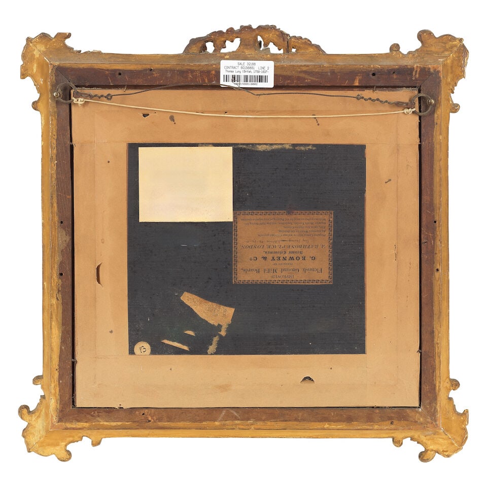 Thomas Luny (British, 1759-1837) Two ships weathering a severe storm, one dis-masted and clearly... - 3