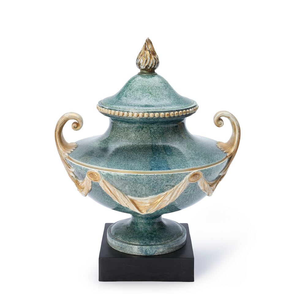 Large Size Wedgwood & Bentley Porphyry Vase and Cover, England, c. 1775, (1 of 4)