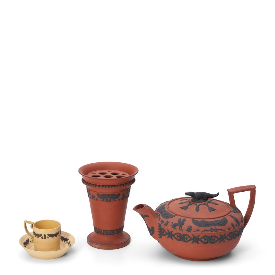 Three Wedgwood Egyptian Dry Body Wares, England, early 19th century, (1 of 1)