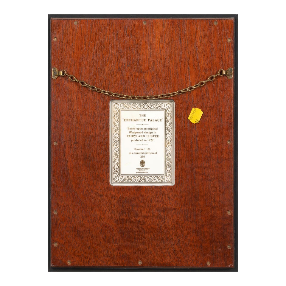 Modern Wedgwood Fairyland Lustre Plaque, England, - 2