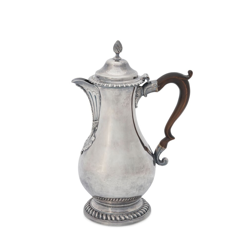 George III Sterling Silver Hot Water Jug, (1 of 1)