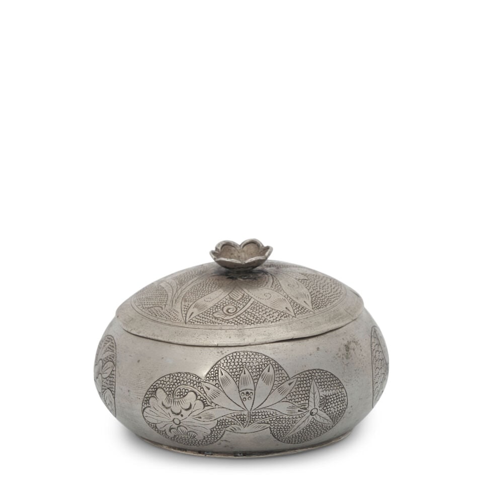 Chinese Export Silver Covered Box, (1 of 1)