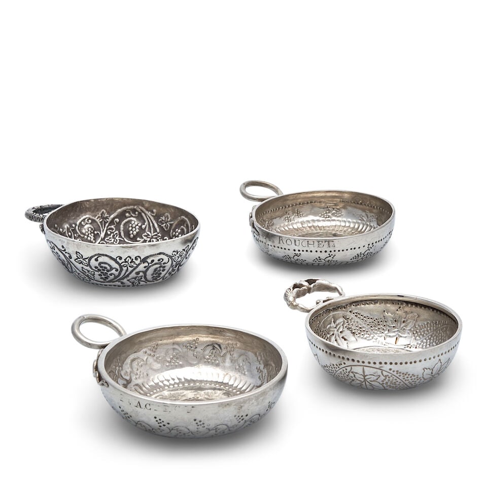 Four Silver Tastevins, (1 of 1)