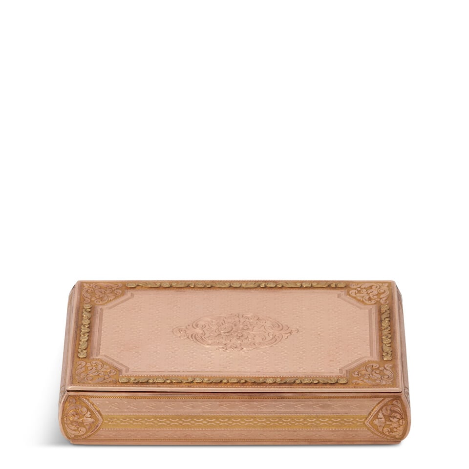 German Gold Snuff Box, (1 of 2)