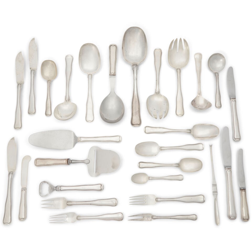 Georg Jensen 'Old Danish' Sterling Silver Flatware Service, (1 of 1)