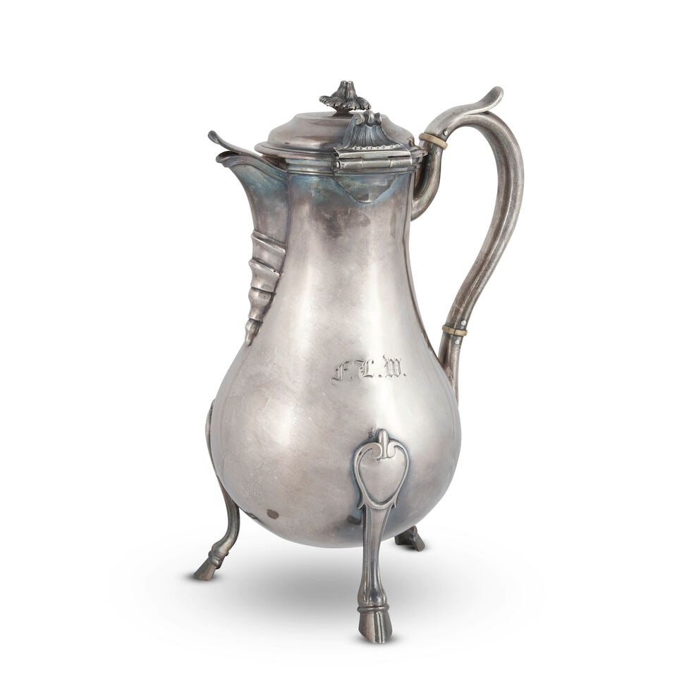 Louis XVI .950 Silver Coffeepot, (1 of 2)