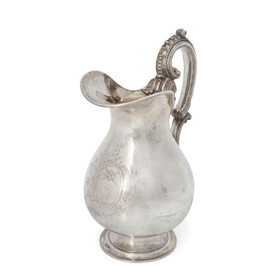 A Large Swedish Silver Pitcher, (1 of 1)