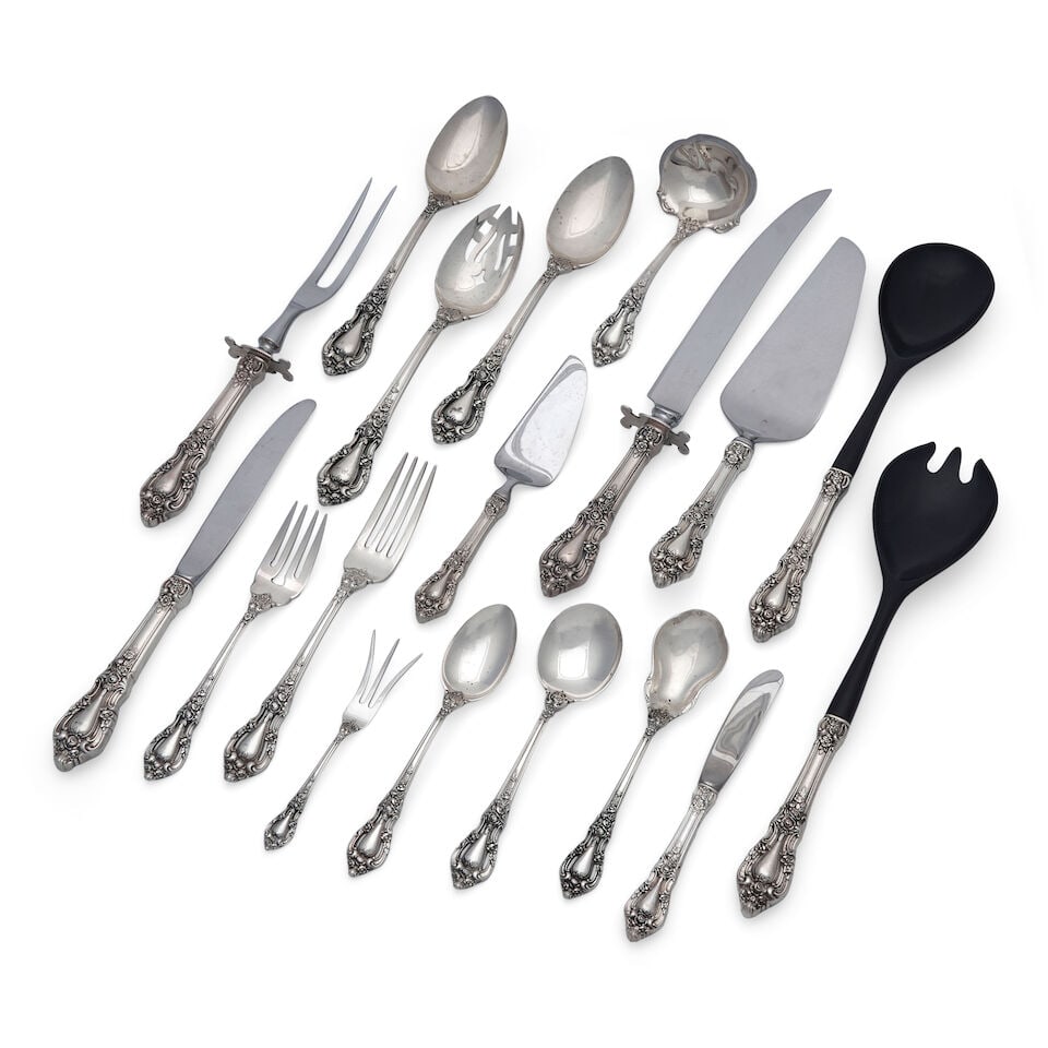 Lunt 'Eloquence' Sterling Silver Flatware Service, (1 of 1)