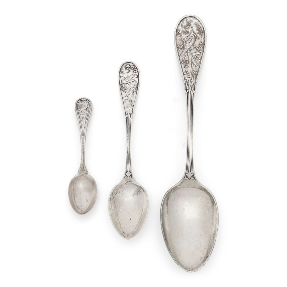 Tiffany & Co. 'Audubon' Sterling Silver Spoons, (1 of 1)