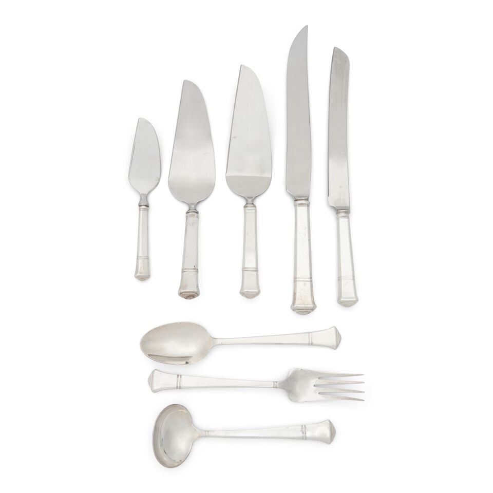 Eight Tiffany & Co Sterling Silver Serving Pieces, (1 of 1)