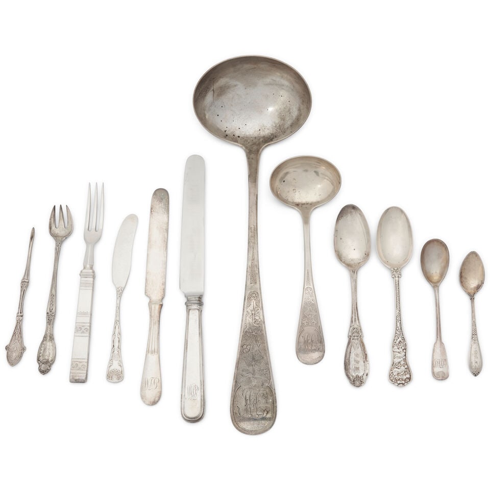 Assorted Collection of Tiffany & Co. Silver Flatware, (1 of 1)