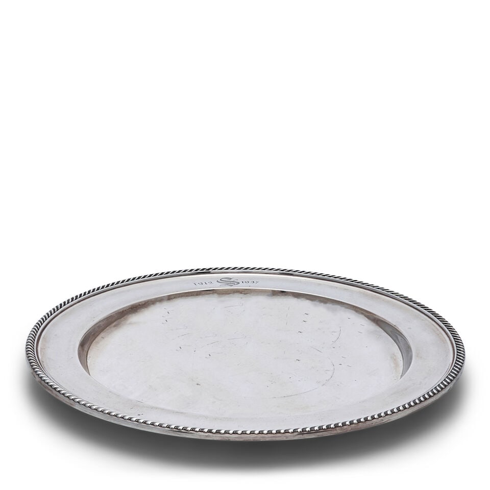 Gorham Sterling Silver Tray, - 2