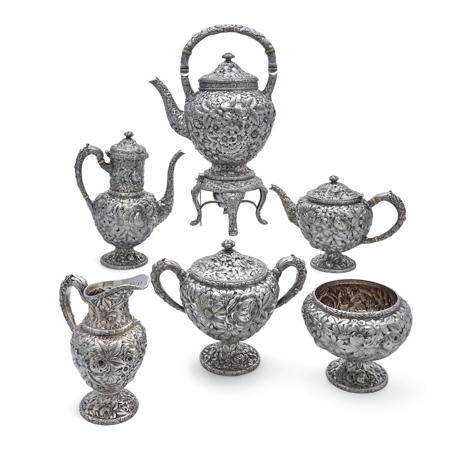 Five-piece Gorham Sterling Silver Coffee and Tea Service, (1 of 1)