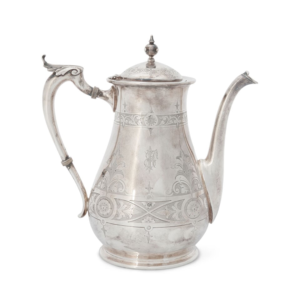 Gorham Coin Silver Coffeepot, (1 of 1)