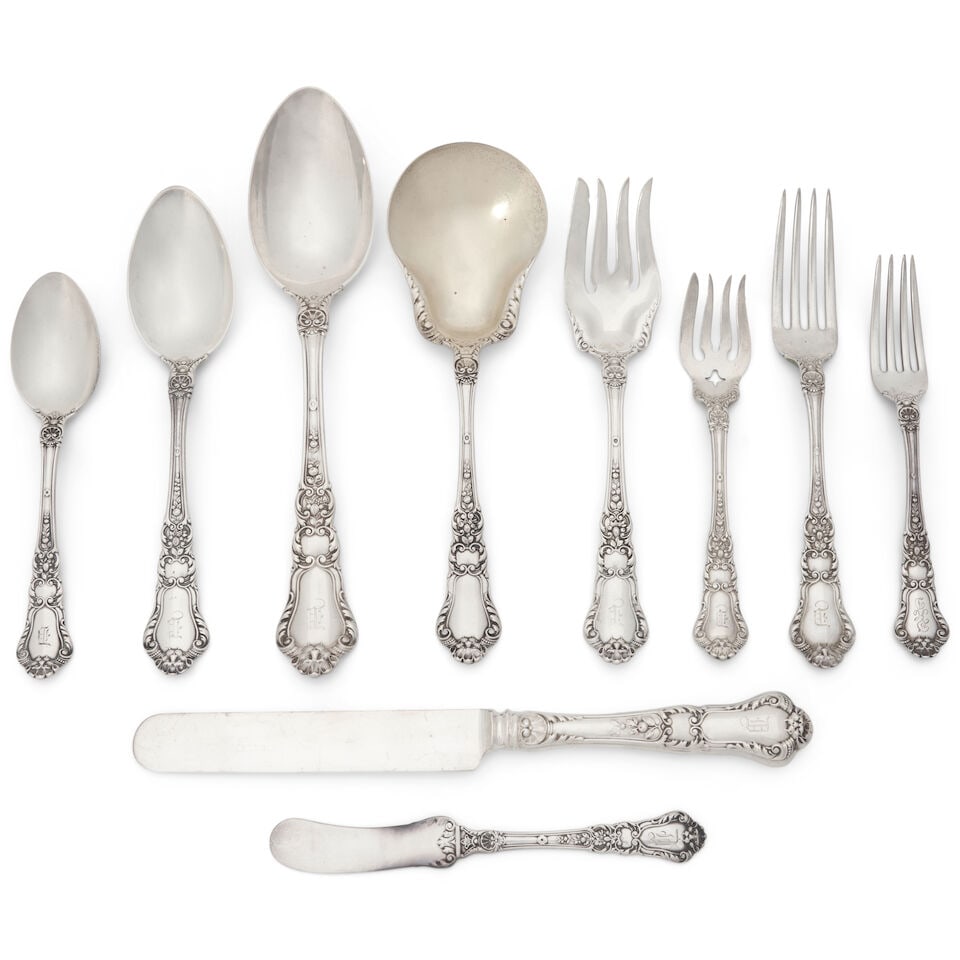 Gorham 'Old Baronial' Sterling Silver Flatware Service (1 of 1)