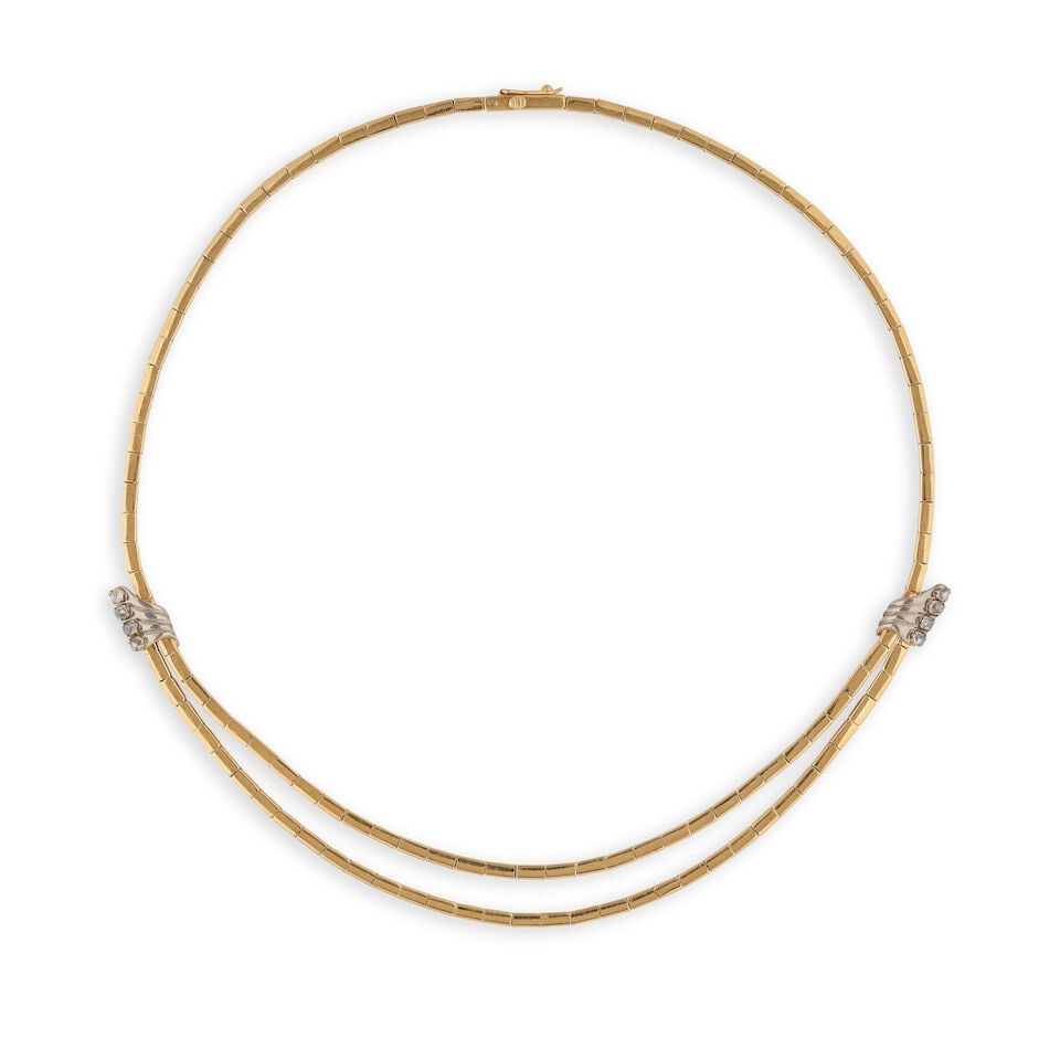 DIAMOND NECKLACE COLLIER DIAMANTS (1 of 2)