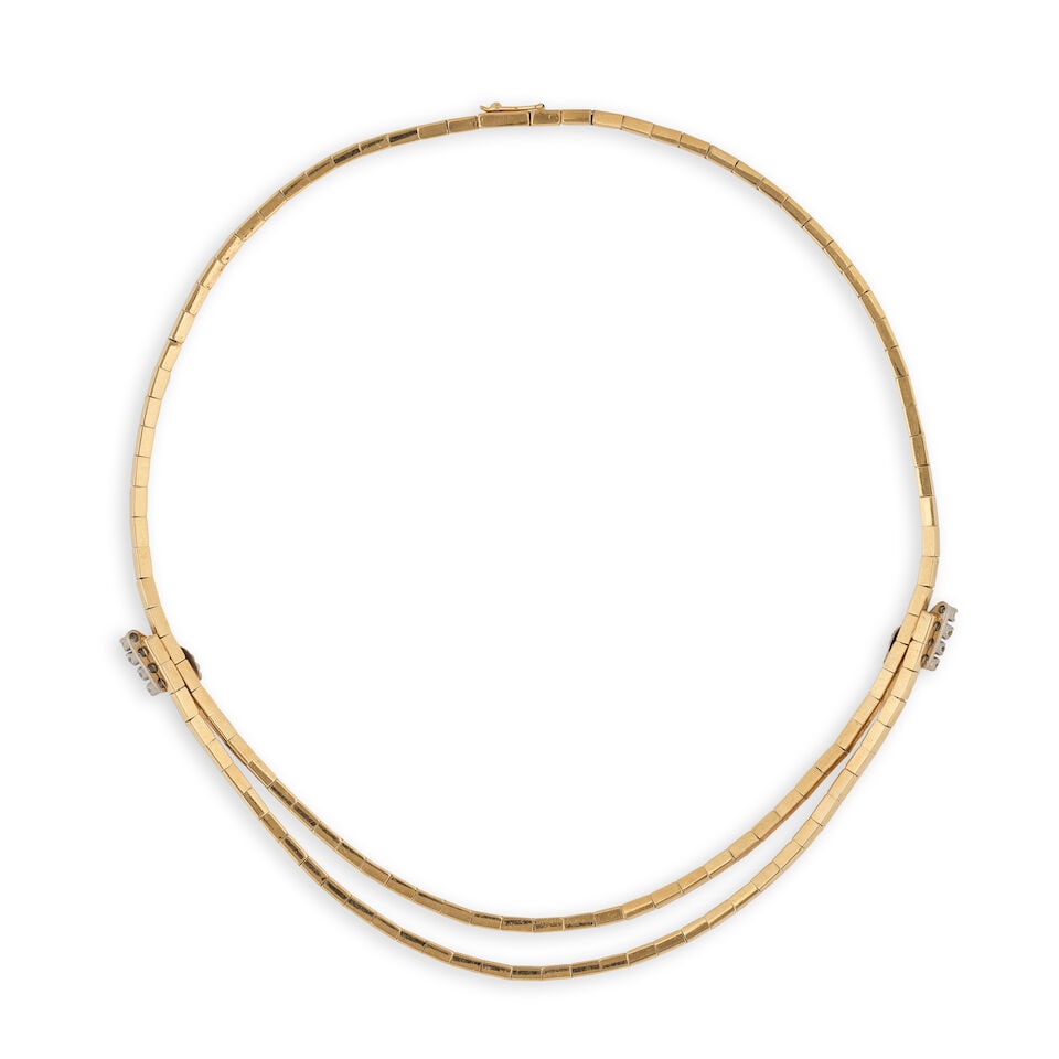 DIAMOND NECKLACE COLLIER DIAMANTS - 2