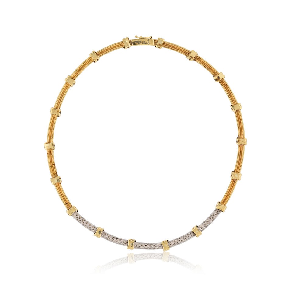 DIAMOND NECKLACE COLLIER DIAMANTS - 2