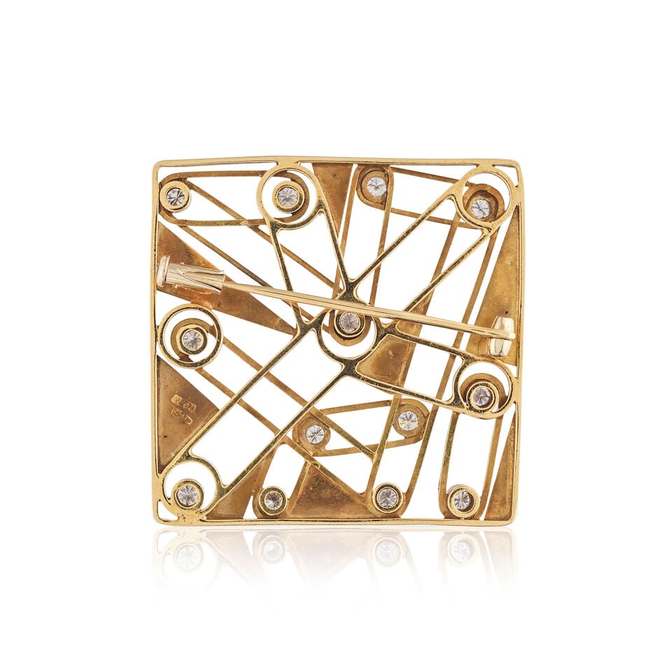 DIAMOND BROOCH, CIRCA 1970 BROCHE DIAMANTS, CIRCA 1970 - 2