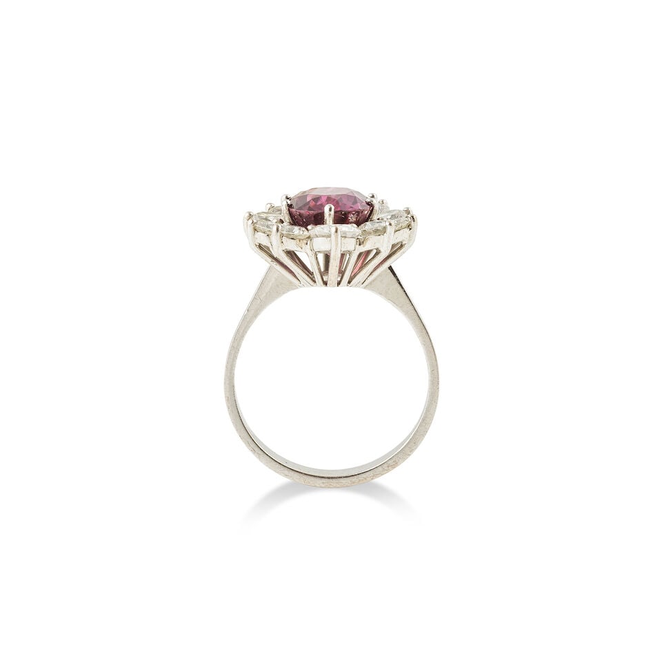 RUBY AND DIAMOND RING BAGUE RUBIS ET DIAMANTS - 3