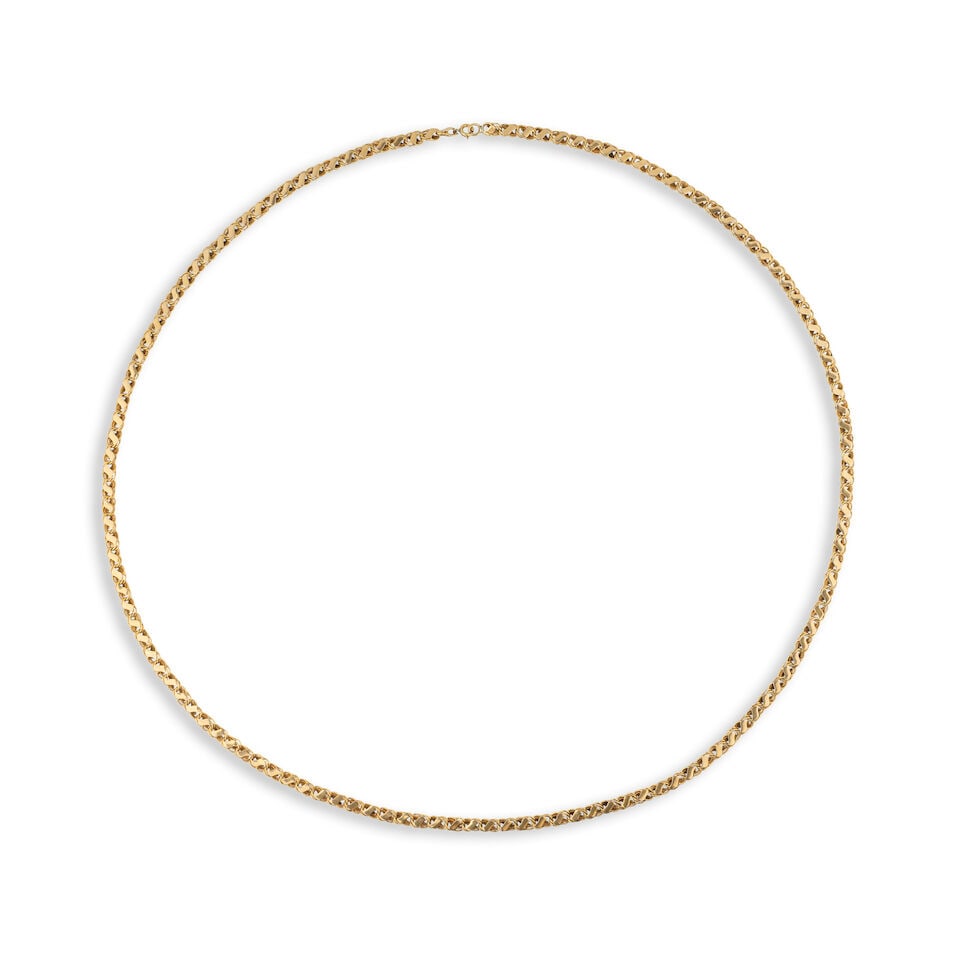 GOLD NECKLACE COLLIER EN OR (1 of 1)