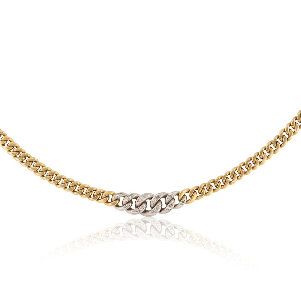 DIAMOND NECKLACE COLLIER DIAMANTS - 2