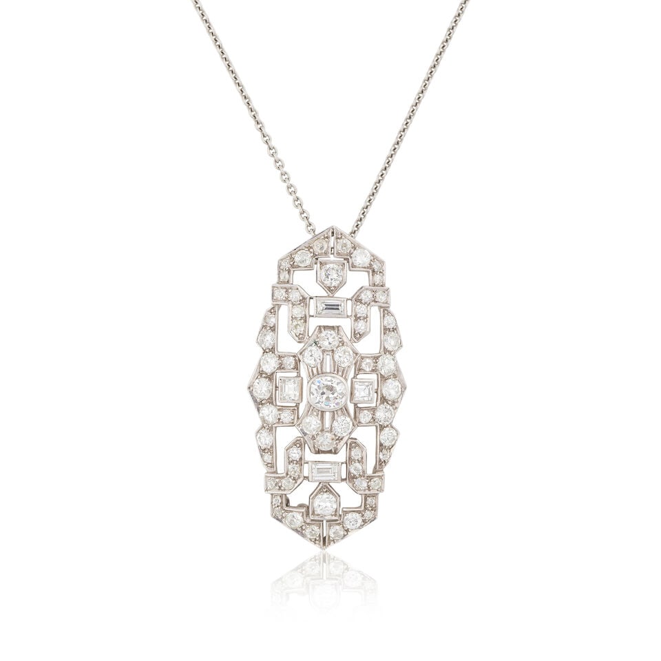 DIAMOND NECKLACE COLLIER DIAMANTS (1 of 3)