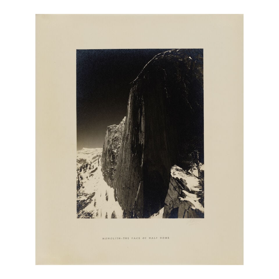 Ansel Adams (1902-1984); Monolith - The Face of Half Dome (Parmelian Print); - 2