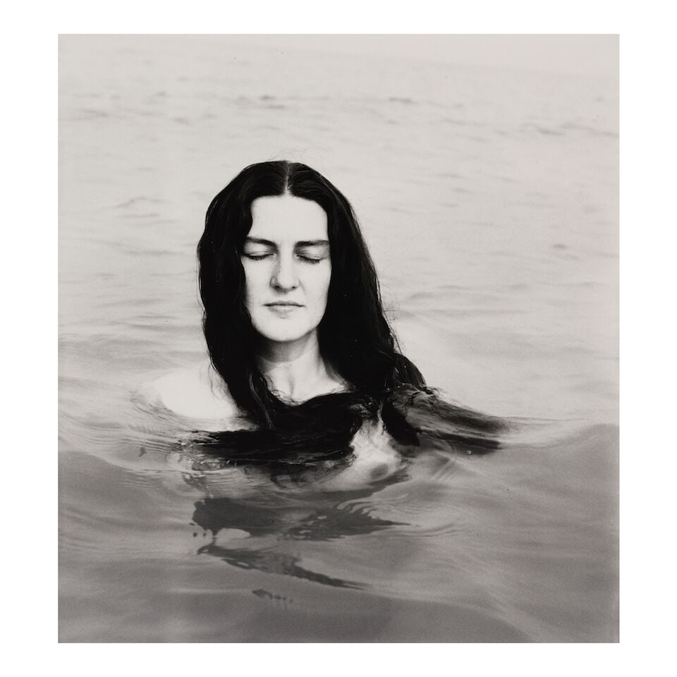 Harry Callahan (1912-1999); Eleanor, Chicago;: Harry Callahan (1912-1999) Eleanor, Chicago, 1949 Gelatin silver print, printed later; signed in pencil in the margin. 10 x 9 1/4 in. (25.4 x 23.5 cm.) sheet 12 5/8 x 11 in. (32.1 x 27.9 cm.) Footnote