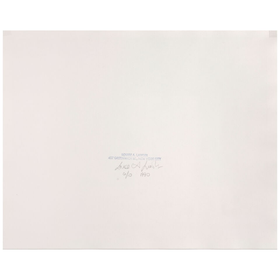 Louise Lawler (born 1947); A Drinking Glass; - 2