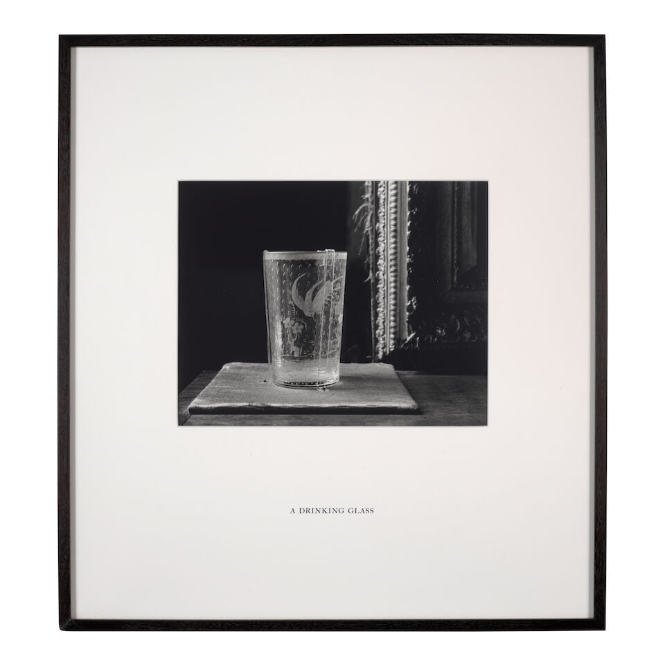Louise Lawler (born 1947); A Drinking Glass; - 3